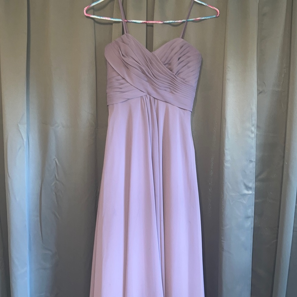 Purple Allure Bridal Bridesmaids Maxi Dress